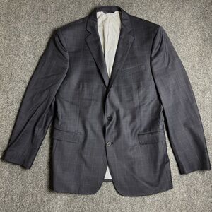 Brooks Brothers Men's Blazer Navy Color 44LG Explorer Regent Fit Plaid